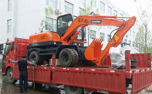 国产大型轮式挖机视频