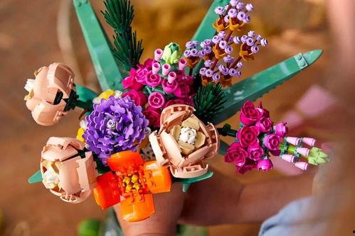 国产乐高花束拍照视频