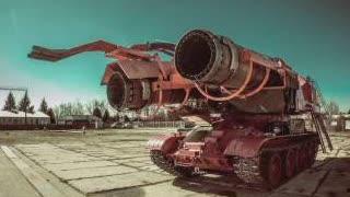 国产vt4坦克运输视频